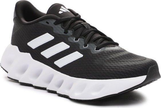 Czarne buty sportowe Adidas Performance sznurowane