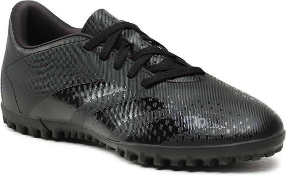 Czarne buty sportowe Adidas Performance z płaską podeszwą sznurowane