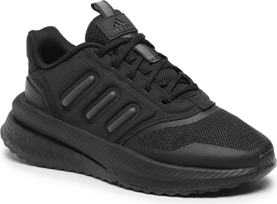 Czarne buty sportowe Adidas Sportswear w sportowym stylu z płaską podeszwą sznurowane