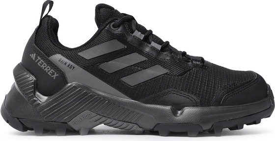Czarne buty sportowe Adidas terrex z płaską podeszwą