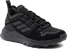 Czarne buty sportowe Adidas w sportowym stylu z płaską podeszwą terrex