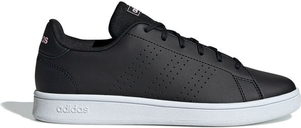 Czarne buty sportowe Adidas z zamszu z płaską podeszwą