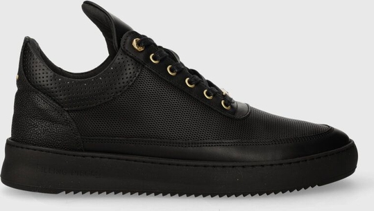 Czarne buty sportowe answear.com w sportowym stylu sznurowane