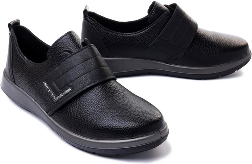 Czarne buty sportowe Befado z płaską podeszwą
