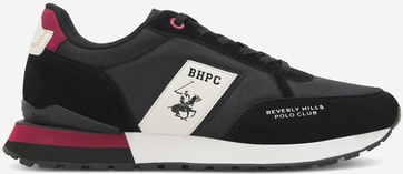 Czarne buty sportowe Beverly Hills Polo Club sznurowane