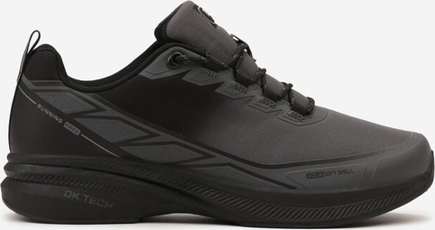 Czarne buty sportowe born2be w sportowym stylu sznurowane