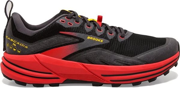 Czarne buty sportowe Brooks w sportowym stylu