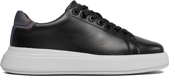 Czarne buty sportowe Calvin Klein z płaską podeszwą