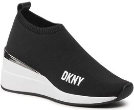 Czarne buty sportowe DKNY w sportowym stylu