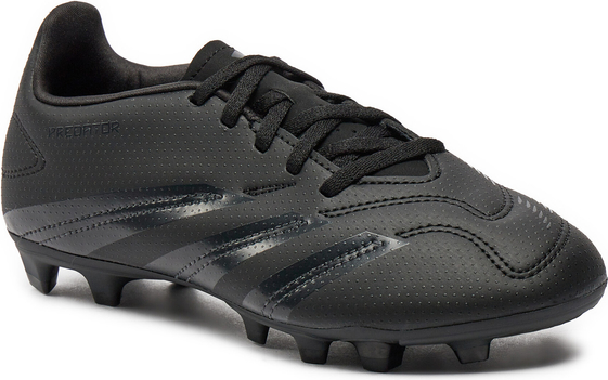 Czarne buty sportowe dziecięce Adidas predator sznurowane