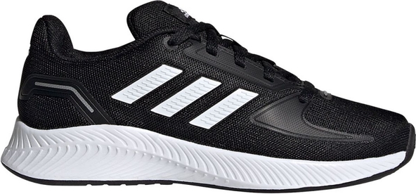 Czarne buty sportowe dziecięce Adidas ze skóry