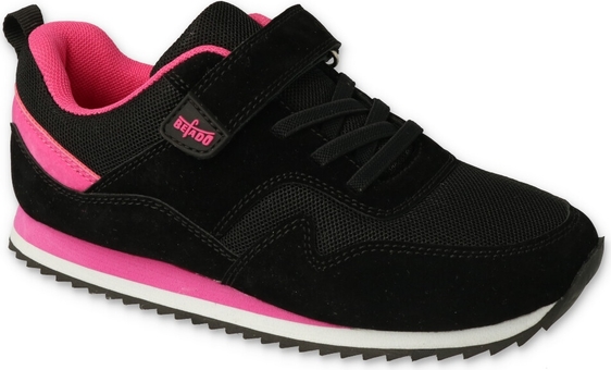 Czarne buty sportowe dziecięce Befado dla dziewczynek
