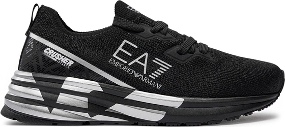 Czarne buty sportowe dziecięce Emporio Armani