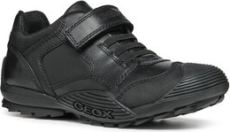 Czarne buty sportowe dziecięce Geox na rzepy
