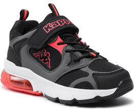 Czarne buty sportowe dziecięce Kappa dla chłopców