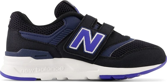 Czarne buty sportowe dziecięce New Balance z zamszu