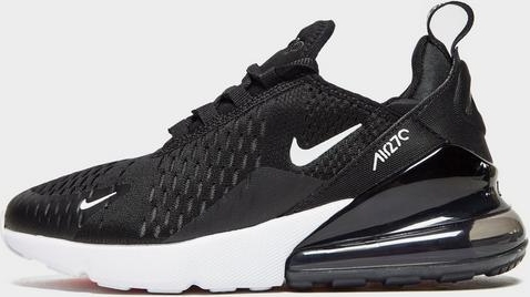 Czarne buty sportowe dziecięce Nike air max 270 sznurowane