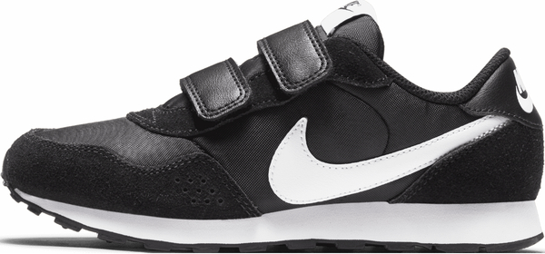Czarne buty sportowe dziecięce Nike na rzepy z zamszu