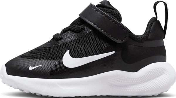 Czarne buty sportowe dziecięce Nike revolution sznurowane