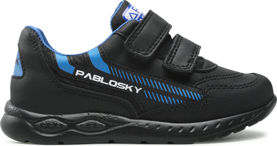 Czarne buty sportowe dziecięce Pablosky na rzepy