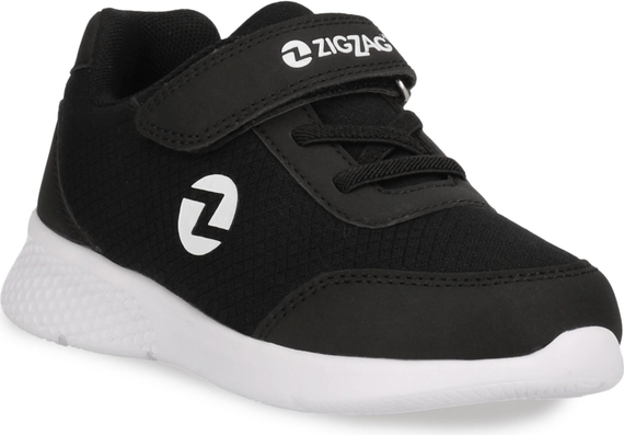 Czarne buty sportowe dziecięce Zigzag na rzepy