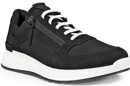 Czarne buty sportowe Ecco w sportowym stylu