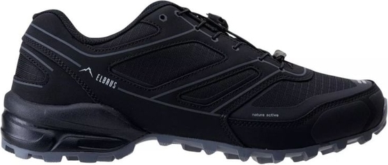 Czarne buty sportowe Elbrus sznurowane