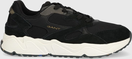Czarne buty sportowe Gant sznurowane