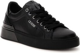 Czarne buty sportowe Guess na platformie