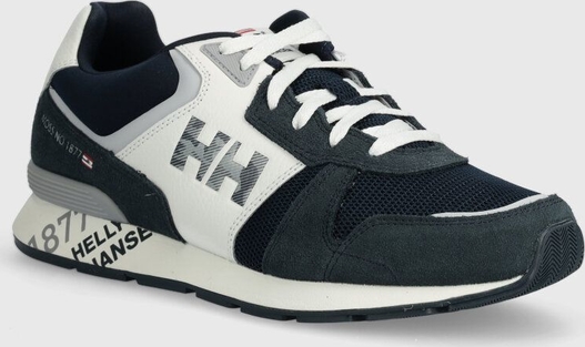 Czarne buty sportowe Helly Hansen w sportowym stylu sznurowane