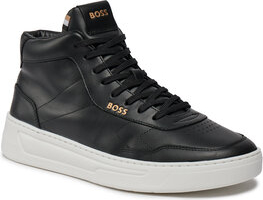 Czarne buty sportowe Hugo Boss w sportowym stylu