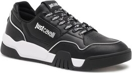 Czarne buty sportowe Just Cavalli w sportowym stylu