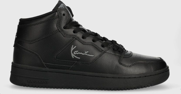 Czarne buty sportowe Karl Kani sznurowane w sportowym stylu
