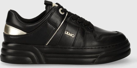 Czarne buty sportowe Liu-Jo sznurowane