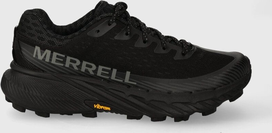 Czarne buty sportowe Merrell w sportowym stylu