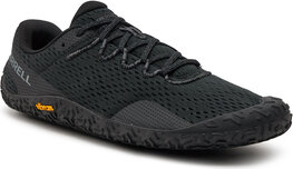 Czarne buty sportowe Merrell w sportowym stylu sznurowane