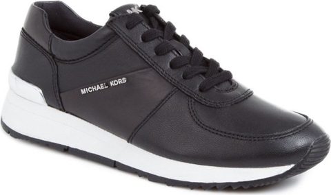 Czarne buty sportowe Michael Kors z płaską podeszwą