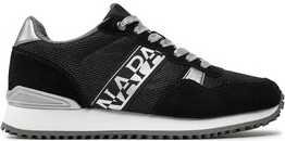 Czarne buty sportowe Napapijri w sportowym stylu sznurowane