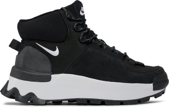 Czarne buty sportowe Nike na platformie