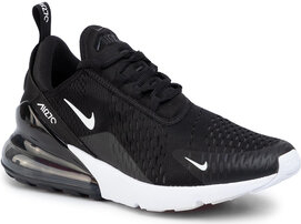 Czarne buty sportowe Nike sznurowane air max 270