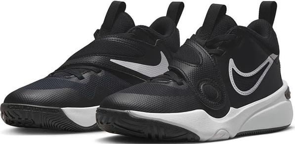 Czarne buty sportowe Nike sznurowane w sportowym stylu z tkaniny