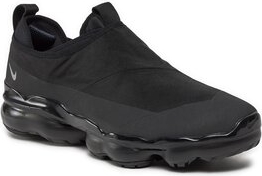 Czarne buty sportowe Nike vapormax w sportowym stylu sznurowane