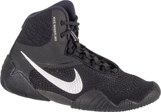 Czarne buty sportowe Nike z tkaniny sznurowane