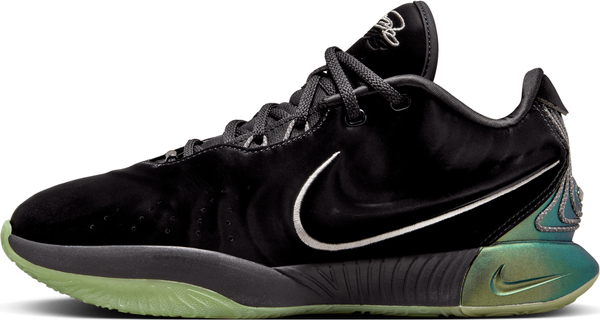 Czarne buty sportowe Nike z tkaniny w sportowym stylu sznurowane