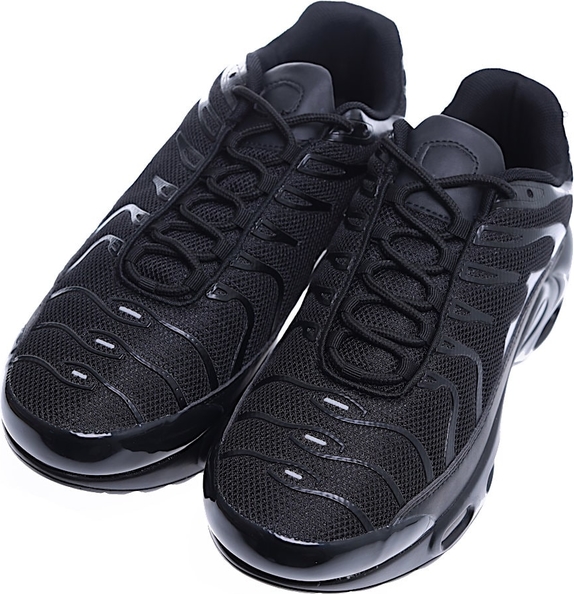 Czarne buty sportowe Pantofelek24 w sportowym stylu