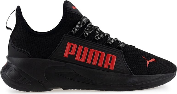 Czarne buty sportowe Puma sznurowane