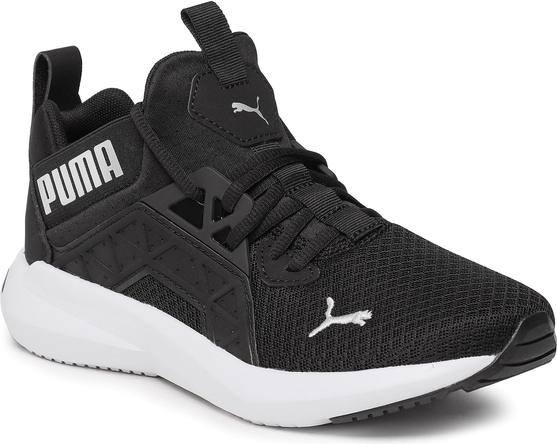 Czarne buty sportowe Puma sznurowane z płaską podeszwą