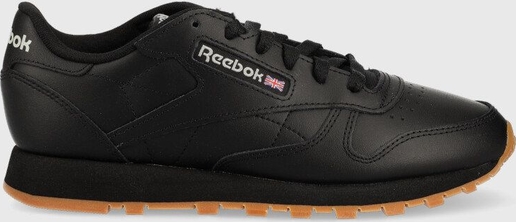 Czarne buty sportowe Reebok Classic ze skóry