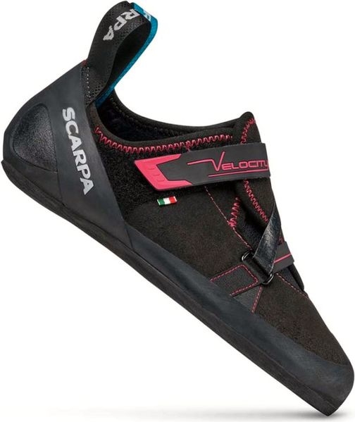 Czarne buty sportowe Scarpa w sportowym stylu sznurowane