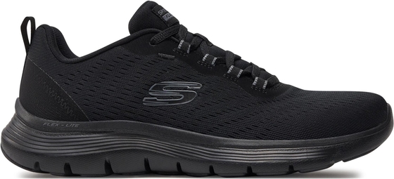 Czarne buty sportowe Skechers flex sznurowane
